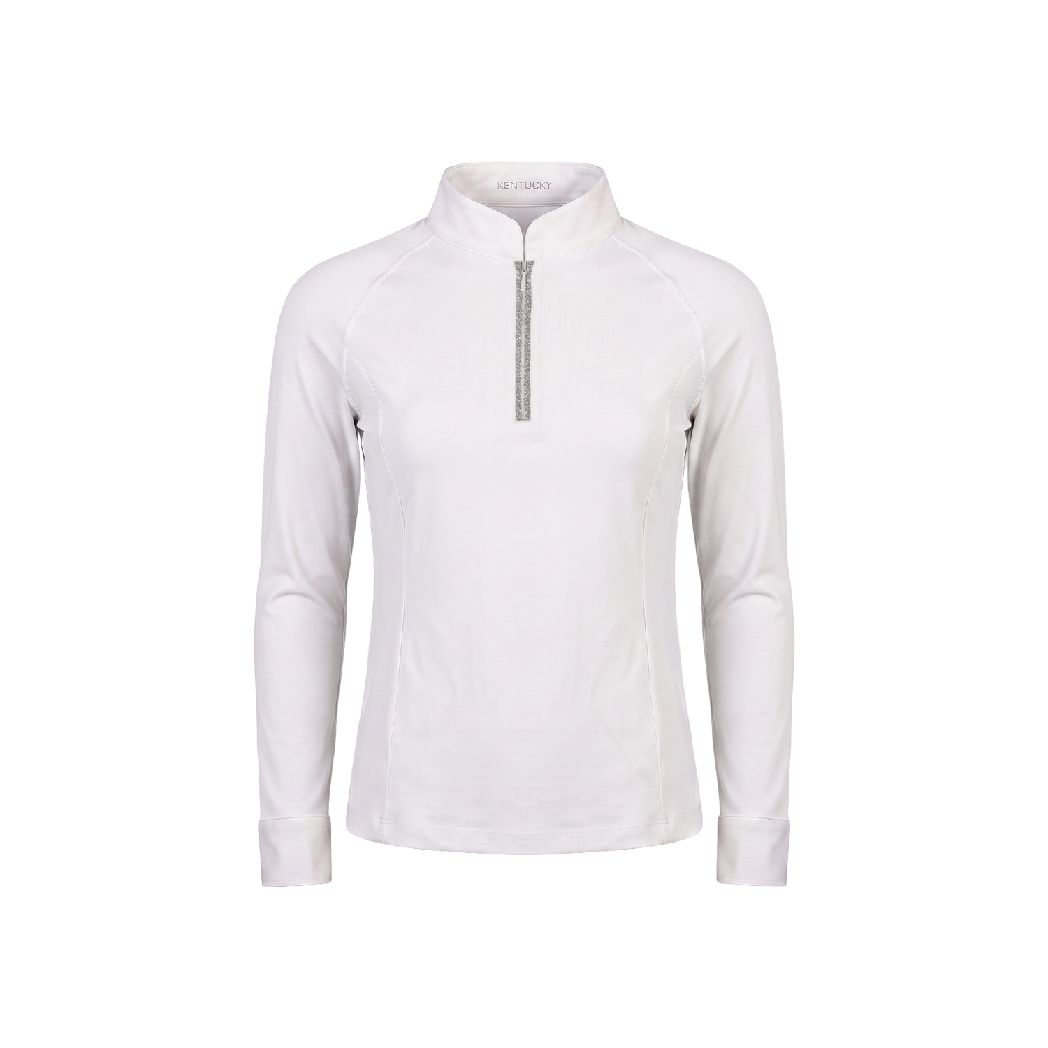 Kentucky Show Shirt Girls Classic Long Sleeve Glitter Zipper for young riders