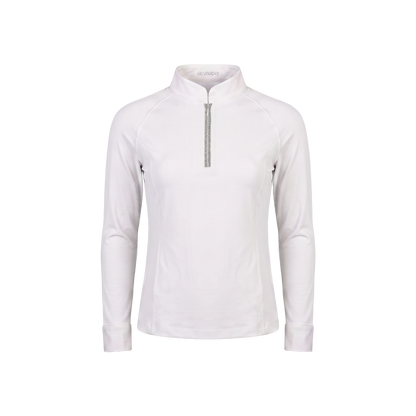 Kentucky Show Shirt Girls Classic Long Sleeve Glitter Zipper for young riders