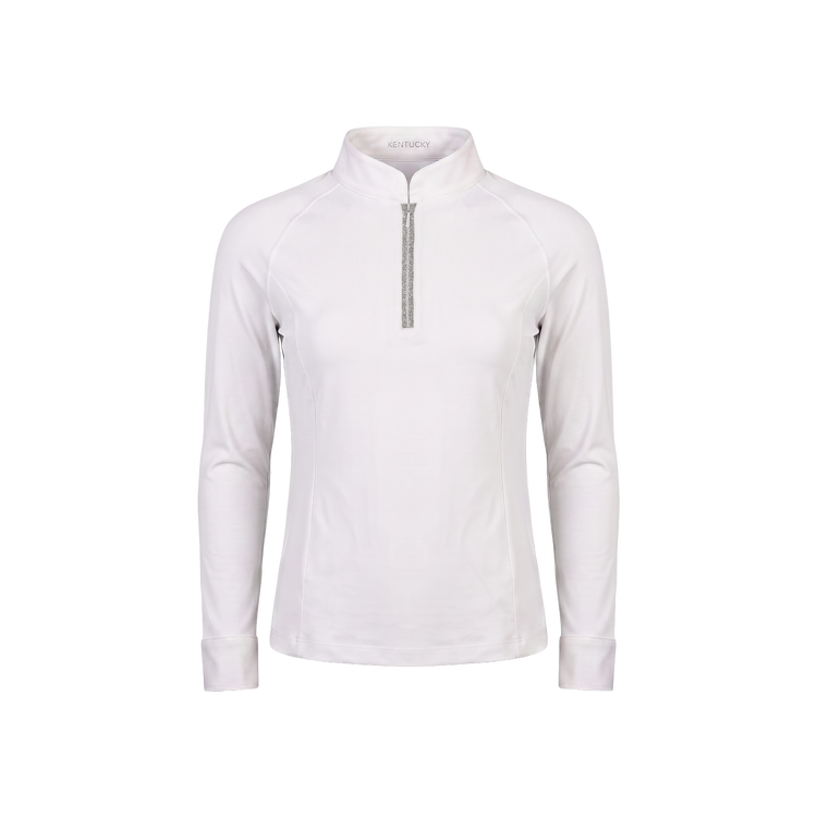 Kentucky Show Shirt Girls Classic Long Sleeve Glitter Zipper for young riders