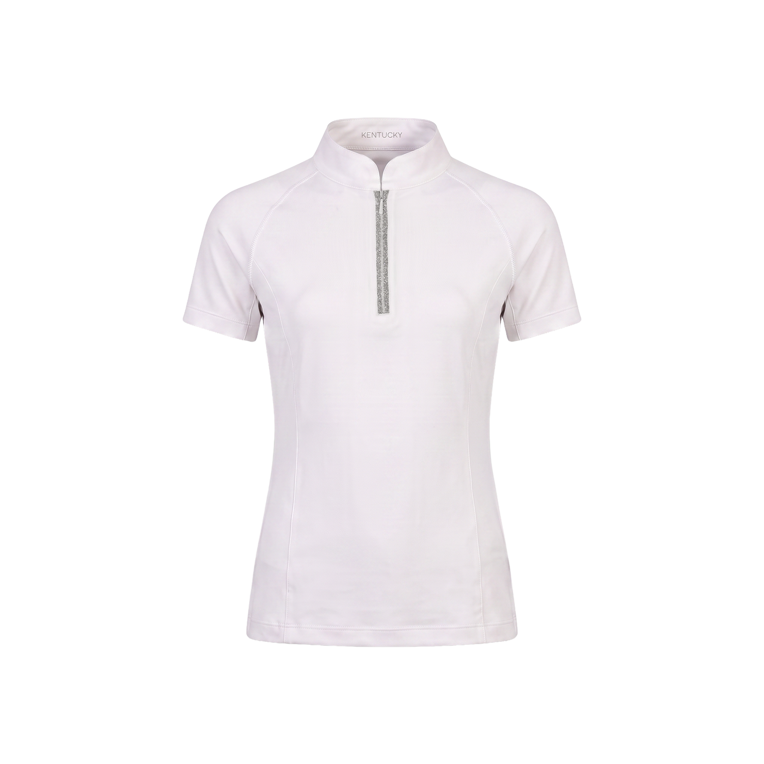Kentucky Show Shirt Girls Classic Short Sleeve Glitter Zipper for young riders