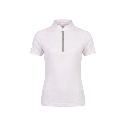 Kentucky Show Shirt Girls Classic Short Sleeve Glitter Zipper for young riders