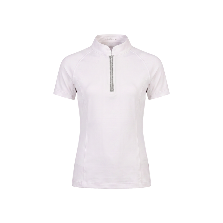 Kentucky Show Shirt Girls Classic Short Sleeve Glitter Zipper for young riders