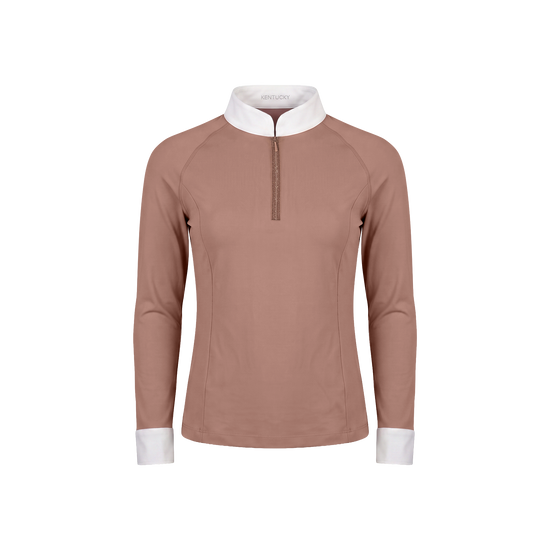 Kentucky Show Shirt Girls Long Sleeve with breathable stretch fabric
