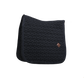 Kentucky sparkling saddle pad with centrally positioned vegan leather logo