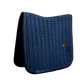 Kentucky velvet dressage saddle pad with delicate mini pearl detailing.