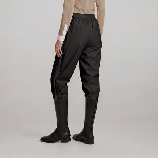 Kentucky rain breeches featuring a full-length waterproof zipper