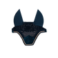 Kentucky Wellington Basic Velvet Fly Veil designed to protect horse ears from flies.