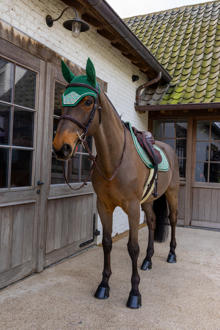 Kentucky Wellington fly veil with elegant double twisted piping