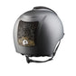 Competition riding helmet with carbon fibre shell
