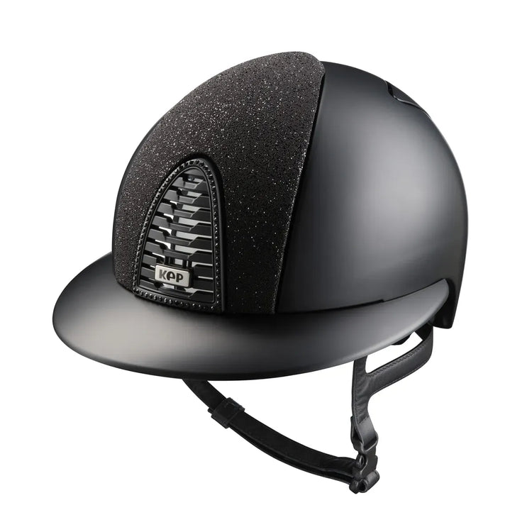 Elegant riding helmet with polo visor