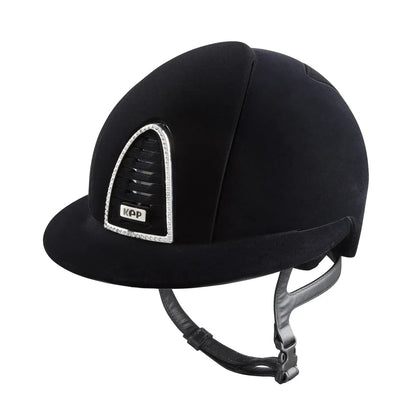 KEP riding helmet with polo visor and crystals