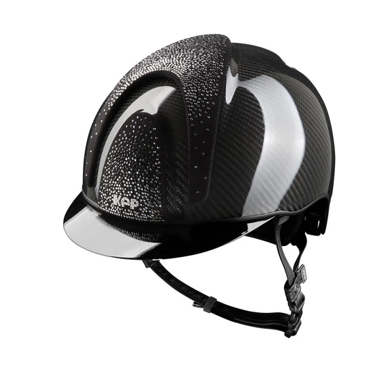 KEP Italia E-Light Nebula Carbon Shine Black riding helmet