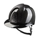 Competition riding helmet with carbon shell and Polo visor