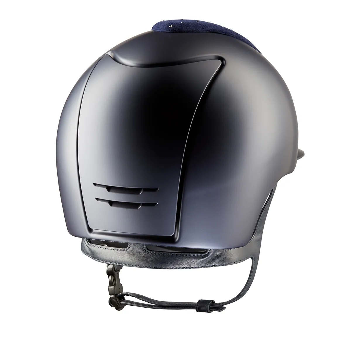 KEP Italia Cromo 2.0 Goccia Textile Blue helmet for training and competition.