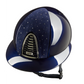 KEP Italia Cromo 2.0 Goccia Polish Blue riding helmet with Polo Visor.
