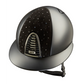 KEP Italia Cromo 2.0 Goccia Textile Black riding helmet with Polo Visor.