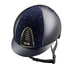 KEP Italia Cromo 2.0 Goccia Textile Blue riding helmet with a blue textile finish.