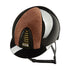KEP Italia Cromo 2.0 Luminor Polish Black riding helmet with bronze accents.