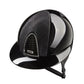 KEP Italia Cromo 2.0 Luminor Polish Black riding helmet with Polo Visor.