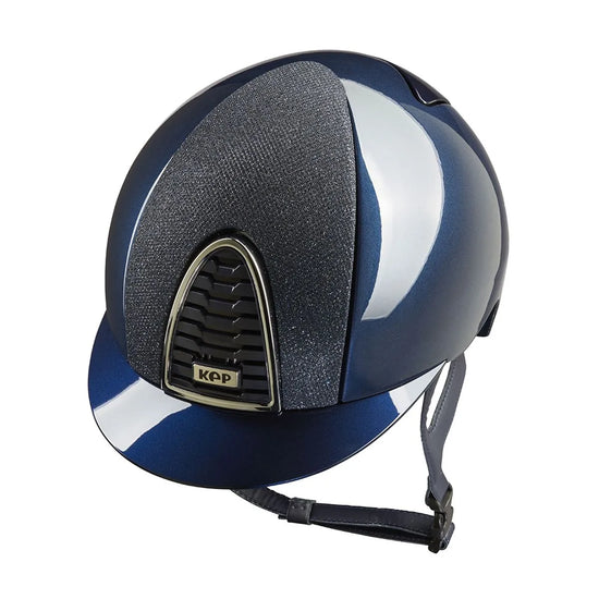 Premium KEP Italia Cromo 2.0 equestrian helmet featuring the exclusive Luminor design.