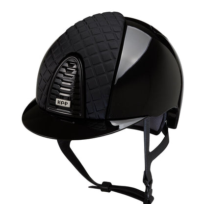 Black Shiny horse riding helmet