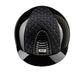 Expensive black horse riding helmet