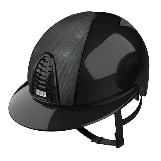 KEP Italia Cromo 2.0 Polish riding helmet with Vensa Black detailing and a polo visor.