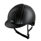 Modern equestrian helmet with interchangeable visor black