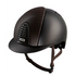 Lightweight riding helmet with ventilation system brown