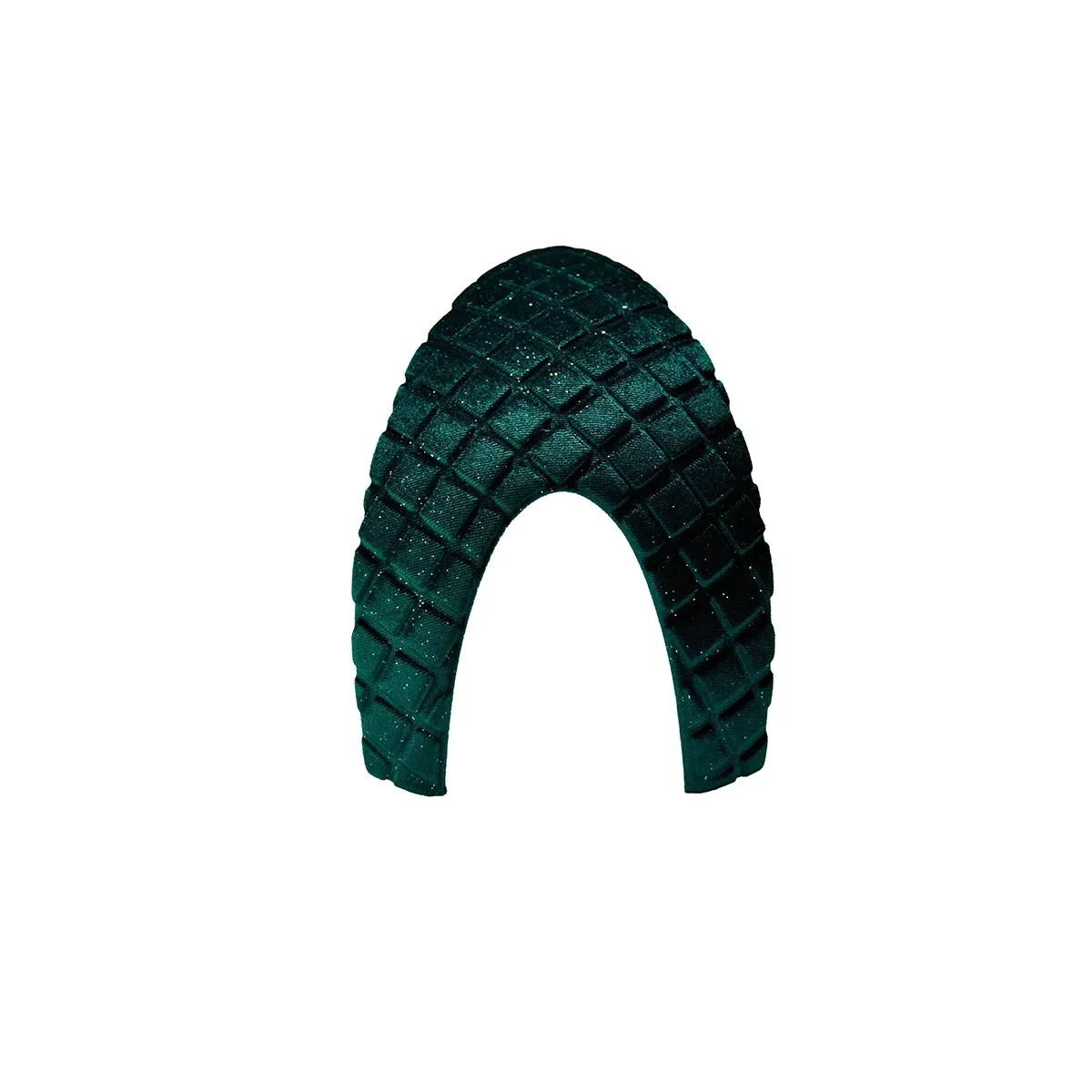 Velvet front insert for customizable riding helmets