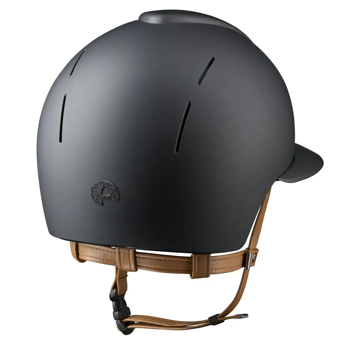 Glitter front horseback riding helmet for women