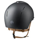 Ventilated horse riding helmet with sparkle front panel