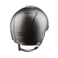 Elegant brown riding helmet with gold details