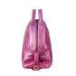 Pearl design leather equestrian bag