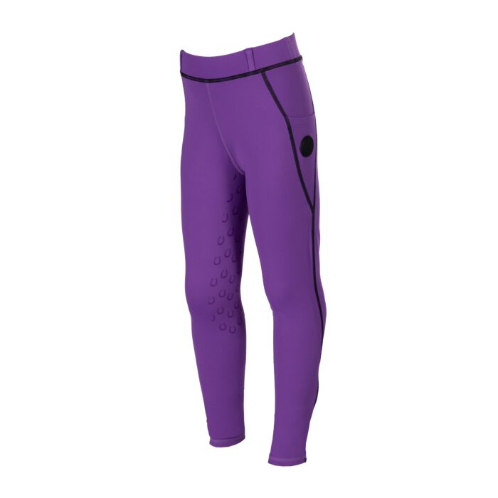 Kids equestrian leggings with soft brushed interior