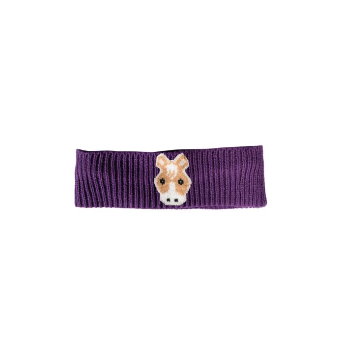 Kids headband with horse motif for riding and stable activities