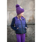 Kids quilted riding vest with insulating properties