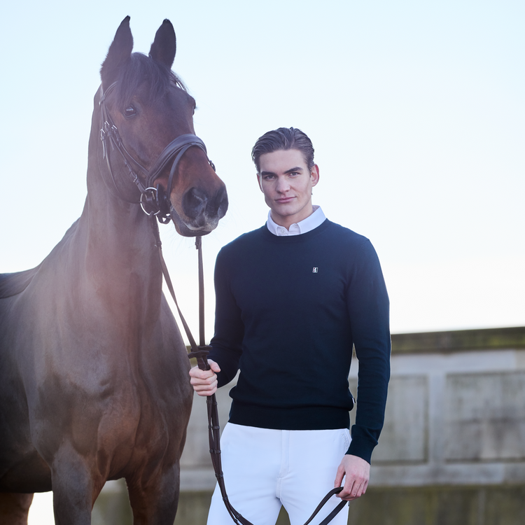 Kingsland Classic Mens O-Neck Pullover with timeless round-neck design