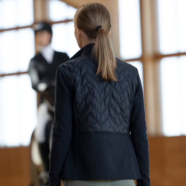 Quilted equestrian jacket for women