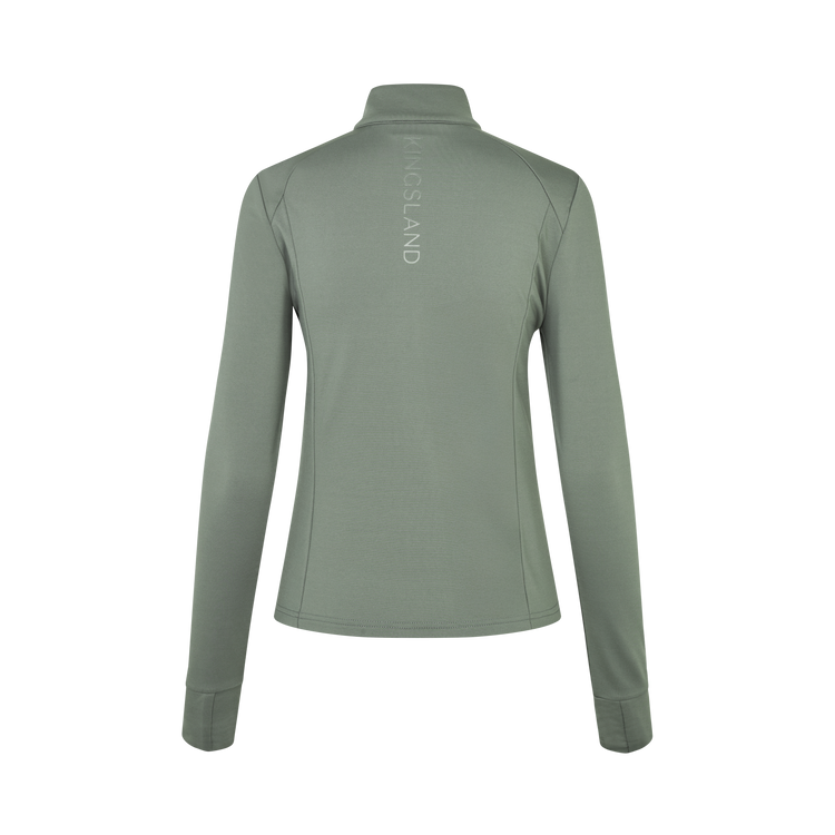 Warm ladies fleece jacket for equestrian sport