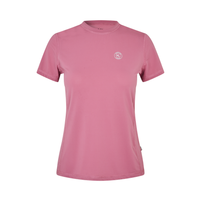 Ladies riding shirt with mesh panels
