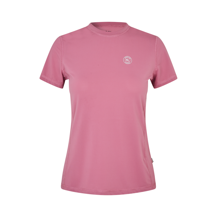Ladies riding shirt with mesh panels