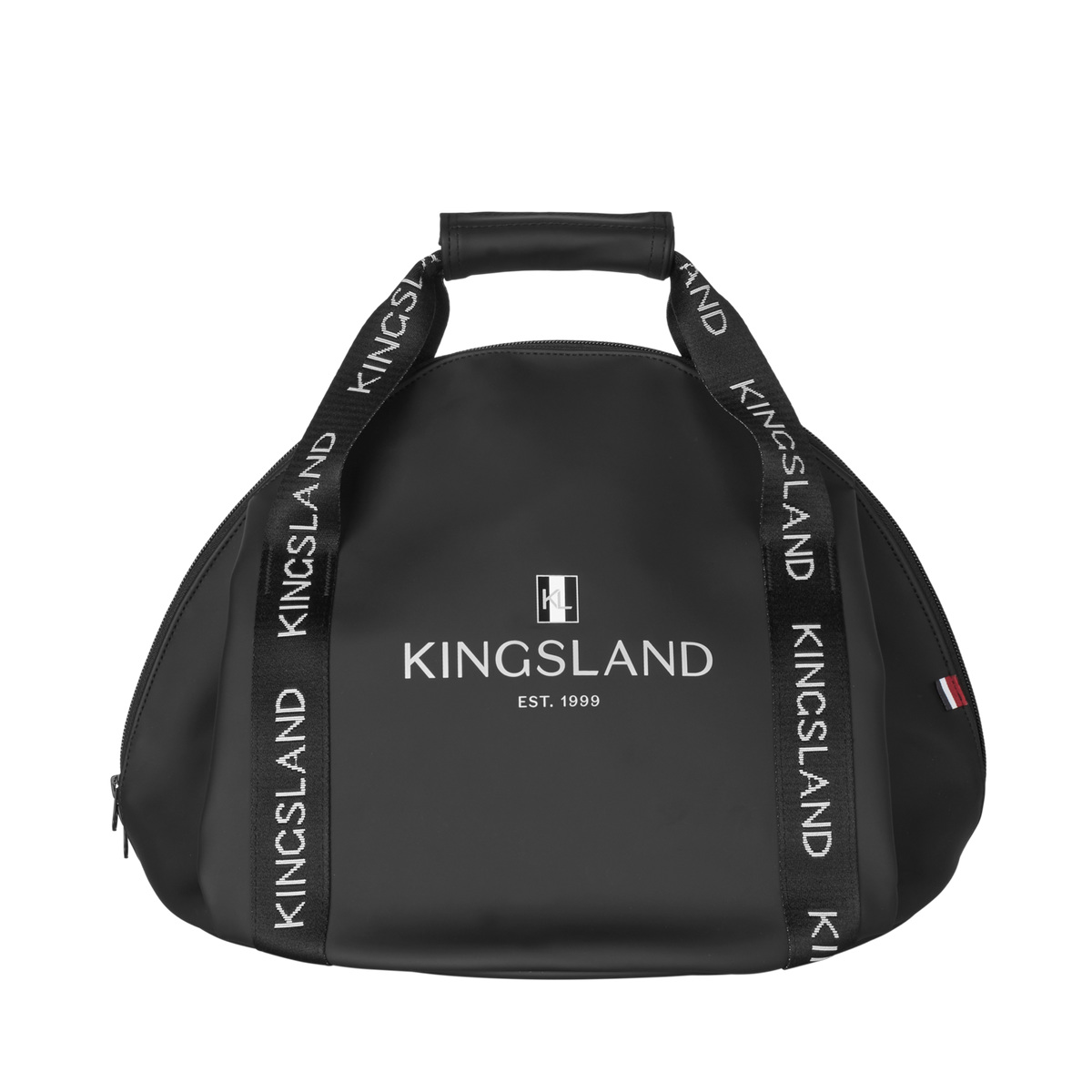 Kingsland waterproof helmet bag designed for wide-brim riding helmets
