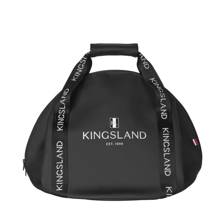 Kingsland waterproof helmet bag designed for wide-brim riding helmets