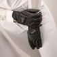 Ladies non-slip riding gloves designed to provide a secure grip on the reins.