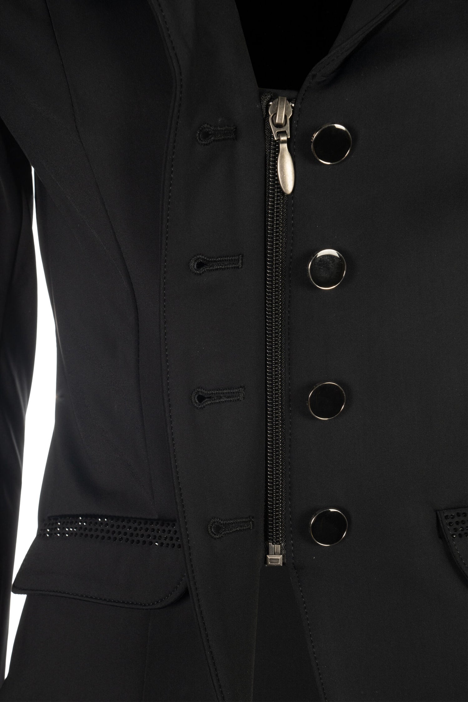 Rhinestone-accented jacket