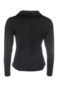 Riding jacket with riding slits