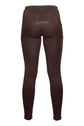 equestrian leggings bi elastic material with mobile phone pocket brown