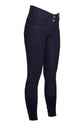 equestrian breeches with mobile phone pocket and elastic ankle blue