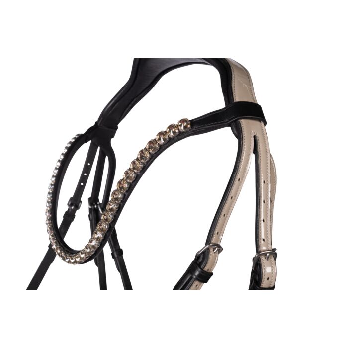 Lauria Garrelli Limone Elegant Swedish noseband bridle